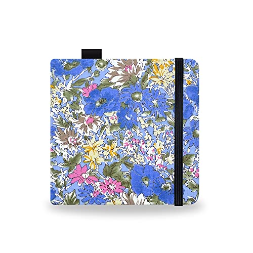 Watercolor Paper Sketchbook,5"x5" 20 Sheets 140lb/300gsm Heavyweight Paper | Adults Artist Small Travel Drawing Journal,Mixed Media Notebook for Painting,Watercolors,Markers,Art Supplies,BlueFlowerField - color: 5x5 inch-300gsm-blue flower field