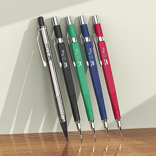 Mr. Pen- Art Mechanical Pencil Set, 5 Mechanical Pencils (0.3, 0.5, 0.7 - color: Multicolored