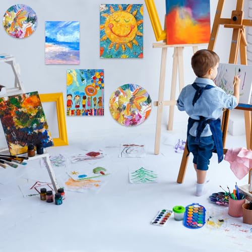 Stretched Canvas for Painting - 18x24 Inch/5 Canvas Value Pack - Triple Primer Acid Free 100% Cotton Blank Canvas for Painting Supplies Oil and Acrylic Pouring Art Watercolor - size: 5 Pack - 18x24 Inches