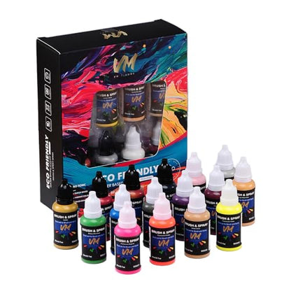 VM Model Paint,20ml War Color Acrylic Paint for Miniatures, Models,Crafts - color: War Color Set 16 Bottles