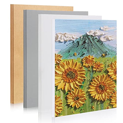 Ctosree 100 Sheets Oil Pastel Paper 180 GSM Pastel Drawing Paper Neutral Toned Paint Paper for Dry Media Oil Pastel Pencil Charcoal Adults Students (Neutral Colors, 9 x 12 Inch) - size: 9 x 12 Inch