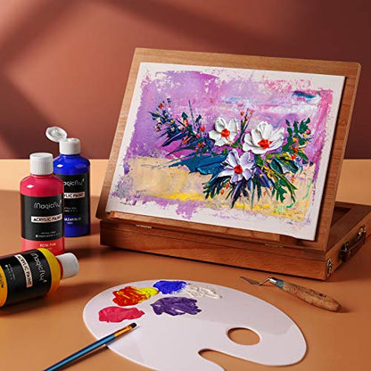 Magicfly Acrylic Paint, 14 Vibrant Colors (280ml/9.47oz) Acrylic Paint Set