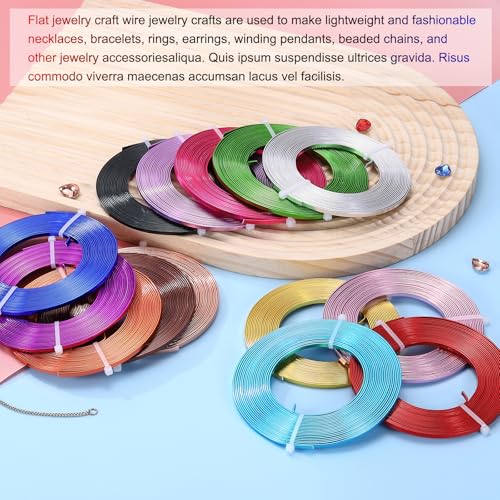 MECCANIXITY Aluminum Flat Wire, 3mm 18 Gauge Bendable Nose Wire Soft Craft Jewelry Wire for Jewelry Making Handmade Crafts DIY Bezel Sculpting, Coffee - color: Coffee