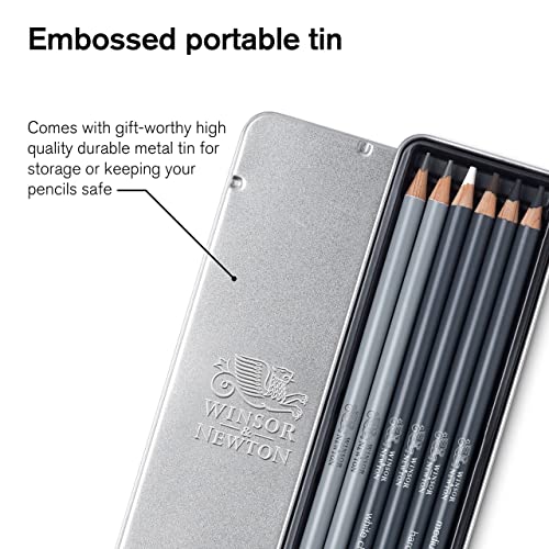 Winsor & Newton Studio Collection, Sketching Pencils, Set of 6 - style: 6 Sketching Pencils