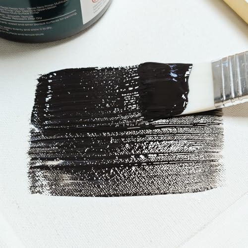 Artecho Black Gesso 16.9oz / 500ml Primer - color: black, size: 16.9 Fl Oz (Pack of 1)