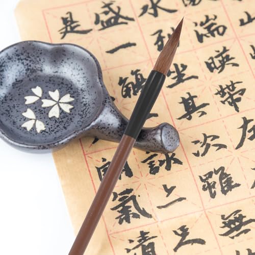 Ciieeo Calligraphy Brush Pen Set 6 Pcs Chinese Brush Pens 9.44 inch for Painting Watercolor Drawing Writing Practice Sumi E for Home School Office Student Art Supplies