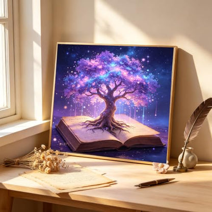Tree of Life Diamond Painting Kits for Adults,Book Diamond Art Kits - color: KM1131-1