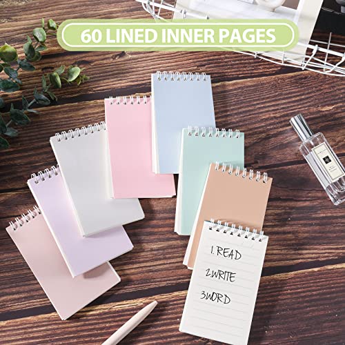 Ddaowanx Small Notebooks,Cute 3x5 Pocket Spiral Notepads With Lined Pages - color: Cute Colors