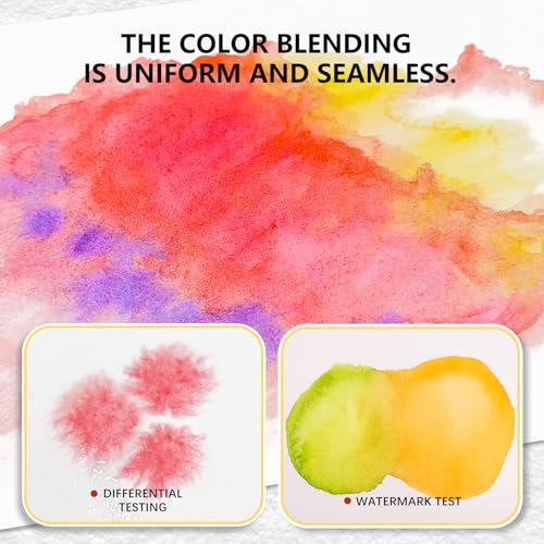 kander 30 Color Watercolor Paint Set with Detail Paint Brushes - color: 30 colors