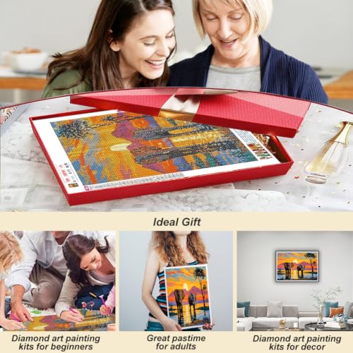 hill froeistung Landscape Scenery Diamond Art Painting Kits for Adults - color: HF-A072