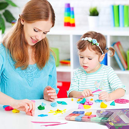 CiaraQ Polymer Clay Kit, Mini Modeling Clay Set | for Kids/Beginners/Artist, 24 Colors - color: 24 Colors