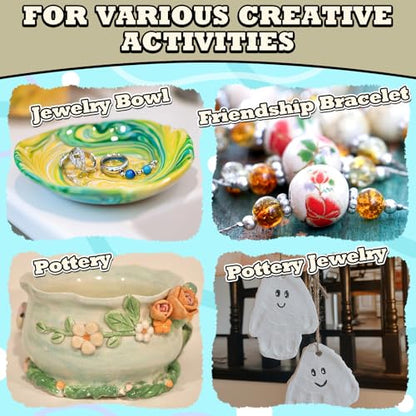 Aujazyble Air Dry Clay - 3.3lbs Yellow Natural Pottery Clay for Kids, No-Cracking & Self Hardening, Professional Bulk Modeling Clay, Sculpting, Arts & Craft Supplies for Classrooms - color: Yellow