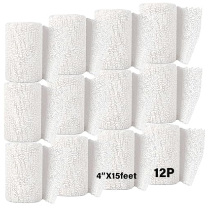 12P 4“X15 feet Plaster Cloth Rolls Paris Belly Casting Kit Pregnancy 4" W x 180 feet L - size: 4"X15f, style: 12P