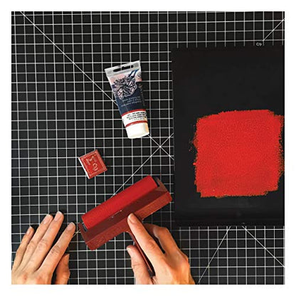 Speedball Water-Soluble Block Printing Ink, 8-Ounce Jar, Red - color: Red, size: 8 fl oz