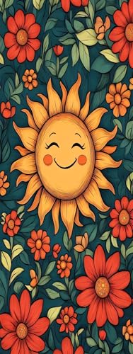 ZHUMUTO Large Diamond Painting Kits for Adults Smiling Sunflower - color: LZMT047