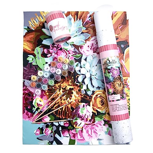 Pink Picasso Paint by Number Kit, for Adults & Teens,16x20, Pinch Me - color: Pinch Me