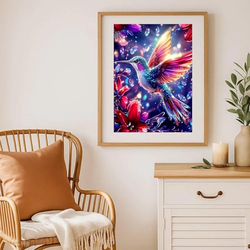 Arttoplus Hummingbird Diamond Art Kits for Adults Beginner 12x16 inch - color: G9359-US