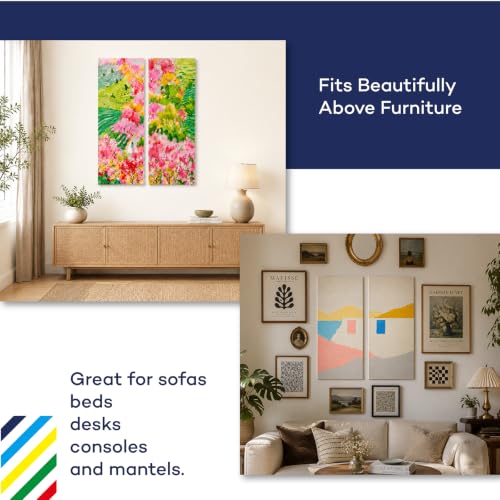 Large Canvas for Painting 16x40 Inch 3-Pack, 12.3 oz Triple Primed 100% Cotton Stretched Canvas, Blank Large Canvases for Oil Paint Acrylics Pouring & Wet Art Media - size: 16"x40"(3-Pack), style: Studio