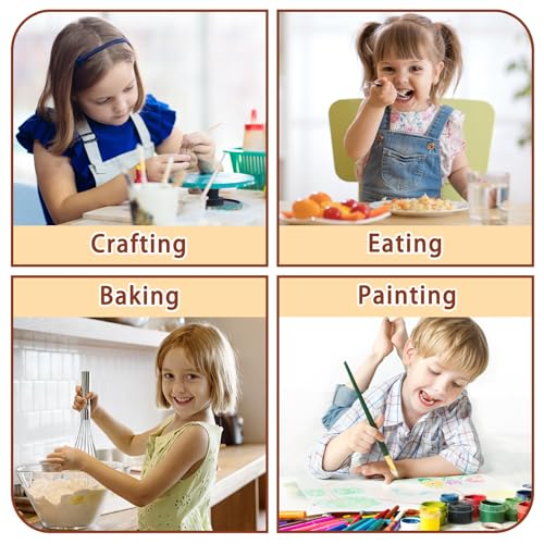 Kopokita Kids Art Smock, Toddlers Painting Apron Children Artist Smock - color: Orange