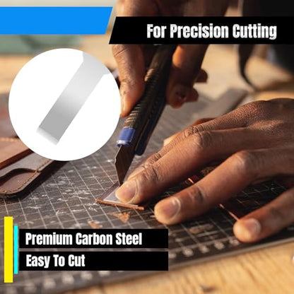 120 Pcs Exacto Knife Blades, #17 High Carbon Steel Hobby Knife Blade Refills Hobby Knife Replacement Blades for Craft, Scrapbooking, Stencil - size: #17