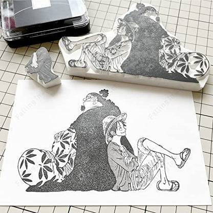 2 Pack White 8 x 10 Rubber Carving Block | Easy Cut Lino Blocks, Soft Linoleum Block for Printmaking, Stamps, Crafts - size: 8'' x 10'' 2 Pack