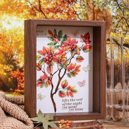 Foliage PET Sticker Set, 150PCS Leaf and Branch Stickers for Scrapbooking, Journaling, DIY Crafts, and Art Supplies - color: Leafy Branches