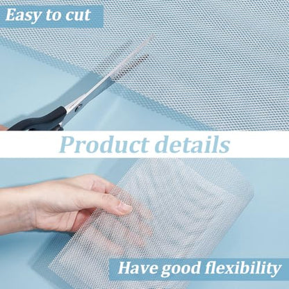 GORGECRAFT 3m*40cm Aluminum Sculpting Wire Weave Mesh Roll Metal Heavy Duty Armature Sculpture - Hole 3x4mm - Small Mesh Screen Sculptural Woven for DIY Art Craft Clay Jewelry Making Home Decor - size: 3m*40cm; Hole: 3x4mm