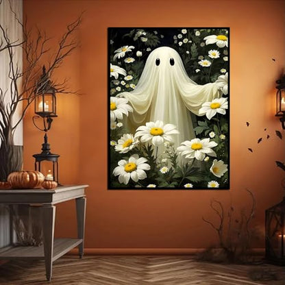HHMATITS Halloween Ghosts Diamond Art Kits for Adults - color: Halloween-3