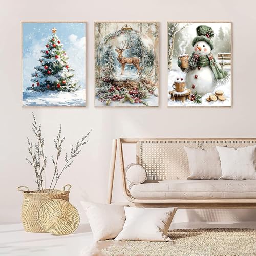 6 Pack Diamond Art Kits for Adults Christmas Diamond Painting Kits 12x16 In - color: 6 Pack Christmas, size: 11.8x15.7in(30x40cm)