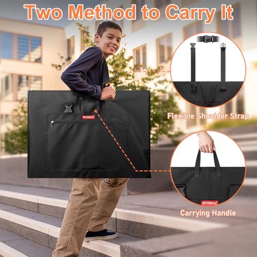 GOTIDEAL Light Weight Art Portfolio Bag, 18x24 Inches - size: 18"x24"