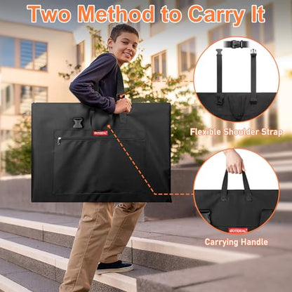 GOTIDEAL Light Weight Art Portfolio Bag, 18x24 Inches - size: 18"x24"