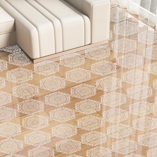 12Pack Large Mandala Stencils for Painting on Wood 18x10 in and 12x 12 in Damask Stencils for Walls Reusable Floral Texture Stencil with Brushes Drawing Templates for Floor Furniture Tile Fabric - style: Mandala Stencils-12PCS