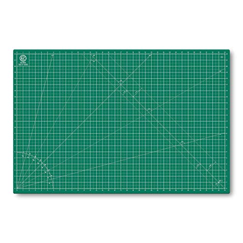 KC GLOBAL A1 (36"x24") Self-Healing Cutting Mat (Dark Green) - Sturdy, Reversible, Eco-Friendly, Non-Slip. Premium Desk Mat for Crafters, Quilters, and Hobbyist - color: Dark Green, size: 36"L x 24"W