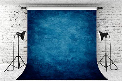 Retro Art Blue Portrait Backdrop Graduation Background Video Photography Vinyl Seamless Photo Studio Prop PGT030E 8x8ft - size: 8'X8'