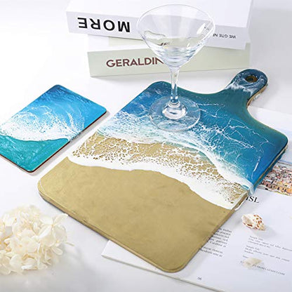 LET'S RESIN Silicone Resin Tray Molds, Epoxy Resin Molds for Rectangle Cutting Board, Large Silicone Molds for Resina Serving Tray, Epoxy Casting, DIY Art Craft