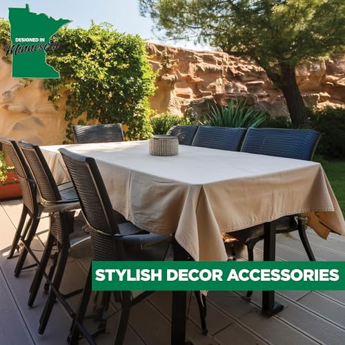 All Purpose Canvas Drop Cloth by EZ Drop - Cotton Duck Dropcloth Tarp for Painting, Construction Debris, Floor & Furniture Protection, Heavy Duty Cover Against Paint, Dust, Dirt (20 ft. x 30 ft.)