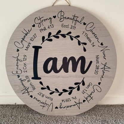 Christian Stencils for Painting Bible Verse Stencil | Reusable Motivational Religious Stencils for Painting on Wood Sign Fabric Canvas DIY Crafts - style: Christian