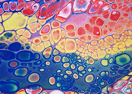 Dimethicone Acrylic Silicone Oil for Pouring, 4 Ounces, 1000cSt, for Artists - Non-Toxic, 100% Pure Liquid Oils to Create Cells in Paintings - Professional Fluid Art Supplies