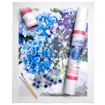 Pink Picasso Paint by Number Kit, for Adults & Teens,16x20, Sincerest Stems | Botanical Floral Collection, Acrylic Paints and Brushes included, Pre-printed high quality canvas, DIY art kit, Gift-ready - color: Sincerest Stems