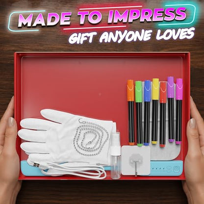 16" LED Drawing Board Rechargeable; 10 Tracing Sheets; Blue | 7 Colors, Adjustable Brightness; Acrylic Light Board for Tracing with Stand, Classroom Art Kit; Birthday Gift Idea - color: Blue