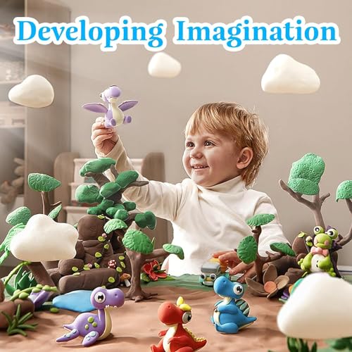 Air Dry Clay, 36 Packs White Air Dry Foam Clay, 19oz Soft Modeling Clay Super Light Weight Air Dry Clay Perfect for Arts Crafts - color: White