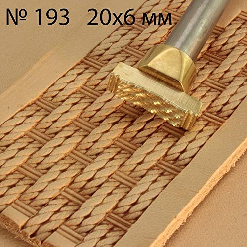 DandS ltd Leather Stamp Tool, Rope Knot, Professional Steel Craft Tool for Leatherworking, Embossing, Carving & Stamping Leather Projects, Belts, Wallets & DIY Projects Compatible with Mallet #193 - color: Rope Knot 0.78" X 0.24"