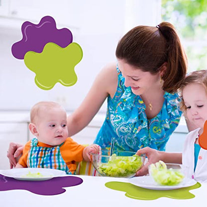 Set of 50 Little Artist Party Placemats - Disposable Paint Splatter Place Mats, 12.8'' x 11'' Colored Table Placemats for Toddlers, Kids, Students, Classroom, Birthday Party