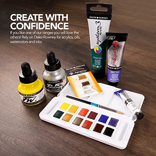Daler-Rowney FW Acrylic Artists Ink, 1 oz, Rowney Blue (160029119)