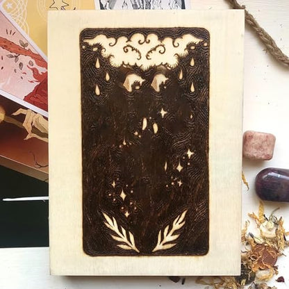 JEUIHAU 15 PCS 10 x 12 Inch Wood Canvas Boards for Painting, Unfinished Blanks Canvas Panel Boards for Crafts, Painting, Pouring Art