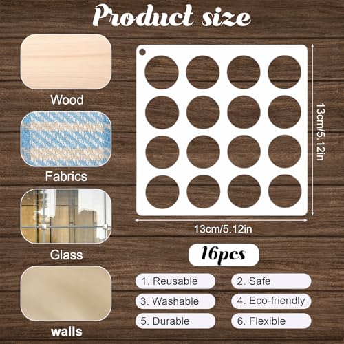 Circle Stencils for Painting Polka Dot Stencils