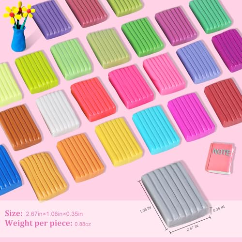 Aestd-ST Polymer Clay Kit 72 Colors, Oven Bake Modeling Clay for Kids - color: 72 Colors