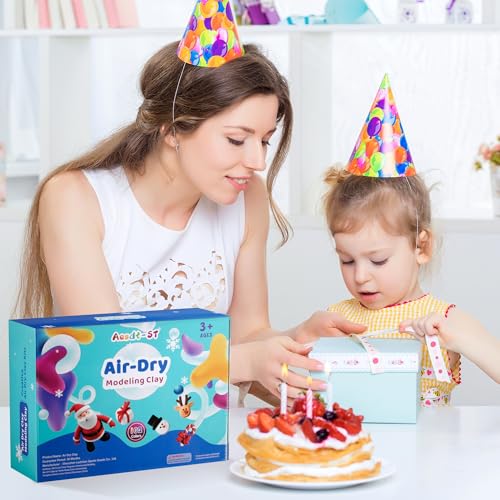 Aestd-ST Air Dry Clay 102 Colors, Modeling Clay for Kids, DIY Magic Clay - color: 102 Colors