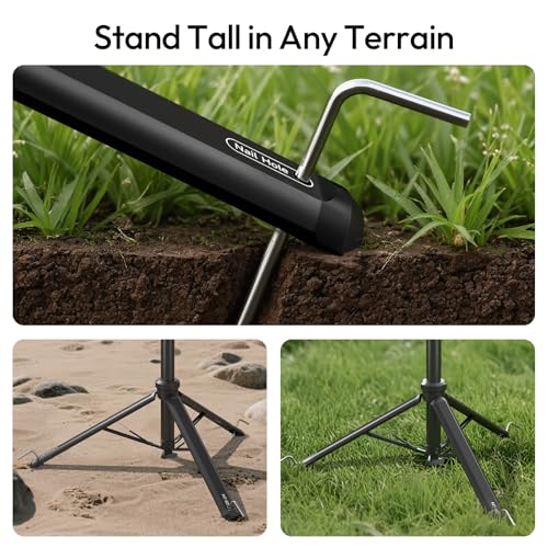 ULANZI MT-80 Aluminum Tripod Stand, 7FT Auto Pop-Up Camera Light Tripod | 11LB Max Load , 1/4" Screw, 360° Ball Head, 360° Rotates, Portable Video Light Stand for DSLR Camera, Ring Light, Video Rig - size: 84 inch-Upgrade Pop-Up