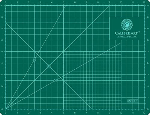 Self Healing Rotary Cutting Mat, Full 9x12, Scrapbooking Crafts | Great for Scrapbooking, Card Making, and Paper Crafts, Thick, Warp-Proof & Odorless, EN 71-3 Certified. Not From China. - size: 12"L x 9"W